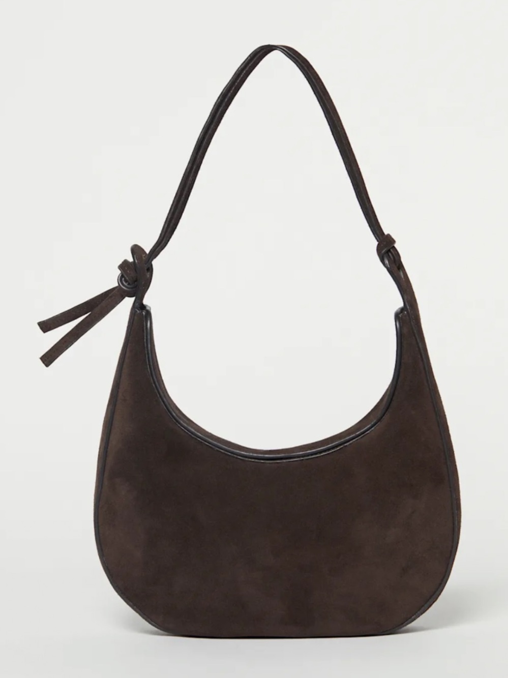REFORMATION Medium Rosetta Shoulder Bag, Boss Suede